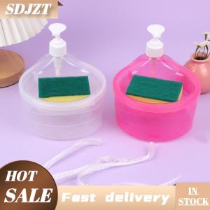 SDJZT Nhà Bếp Chất Tẩy Rửa Dispenser Xà Phòng Chủ Báo Chí Loại Tự Động Chất Lỏng Ổ Cắm Hộp Phụ Kiện Nhà Bếp Máy Rửa Chén Bàn Chải Kết Hợp