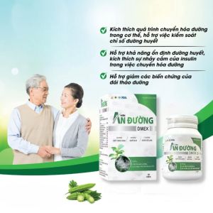 Viên An Đường DMEX 30 Viên – Giúp Ổn Định Đường Huyết Giảm Mỡ Máu Cholesterol Tăng Cường Sức Khỏe
