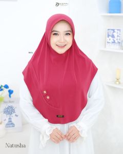 Daffi Hijab Natusha Terbaru 2023 Hijab Ory Simple Jersey Perfume Premium Kekinian