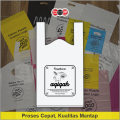 (Isi 25pcs) Kantong plastik Aqiqah - Plastik Kresek Tasyakuran. 