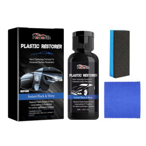 Rayhong Interior Instrument Panel Seat Cleaning And Decontamination Reconditioning Car Plastics Parts Refurbished Car Repair Agent Remove Stains Parts Refurbish Plastic Revitalizing Coating Set Agent Of Automotive