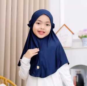 hijab anak pita ricis ( 6 - 9 tahun ) jilbab anak terbaru kerudung anak perempuan