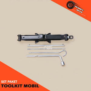 Toolkit Set Dongkrak Mobil 2 Ton Kunci Roda 19mm & Gagang Putaran Dongkrak Mobil