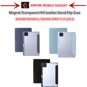 XIAOMI MIPAD 6 MIPAD 6PRO 11.0 (2023 Magnet Transparent PU Leather Stand Flip Case