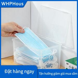 WHPHous Hộp đựng khẩu trang Hộp đựng đồ lặt vặt chống bụi chống bụi gia dụng Hộp đựng đồ