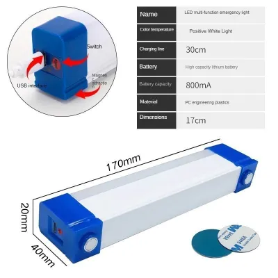 LED Lights Solar Emergency Light USB Rechargeable Emergency LED Light Lamp Outdoor Portable Light Tube Energy Saving Light