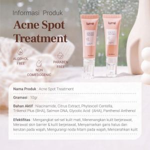 LUME Acne Spot Treatment 10 gram Lume Skincare Lumecolors