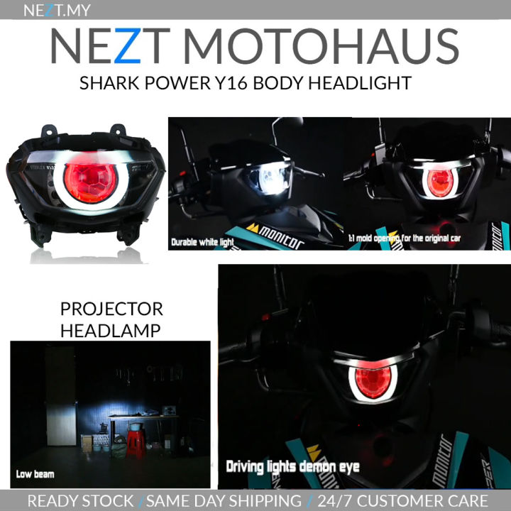 YAMAHA Y16 Y16ZR EXCITER155 PROJECTOR HEADLAMP HEADLIGHT LED LAMPU