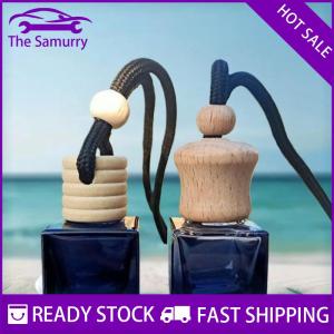 Samurry ✨Hot Sale✨ 1PC xe hơi nước hoa rỗng chai Mặt dây chuyền hương thơm dầu khuếch tán rearviewmirror xe nội thất xe hơi gắn Nước hoa treo rỗng chai
