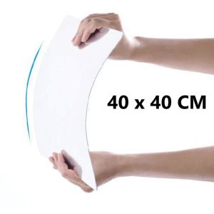 ANTI PECAH MIRROR NON-GLASS CERMIN DINDING WALL MIRROR TOILET MIRROR SELF ADHESIVE MIRROR TAPE