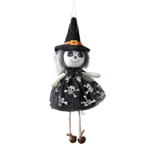 Halloweens vải trang trí phù thủy mèo đen bí ngô Phantoms đồ treo trang trí cho nhà vườn Kệ kệ trưng bày để bàn