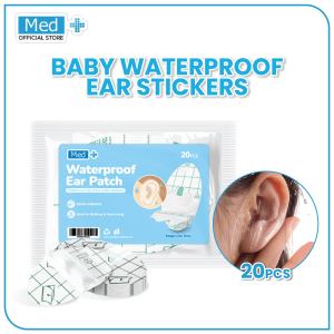 Med+ 20Pcs Baby Waterproof Stiker Telinga Mandi Renang Bayi Newborn | Perawatan Telinga Tempel Baby Shower Ear Sticker Waterproof Pelindung Telinga