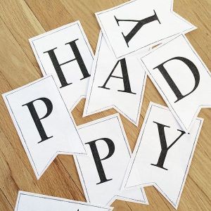 COD - Banner Ulang tahun 1Set / BuntingFlag Karakter / BuntingFlag Happy Birthday Aesthetic