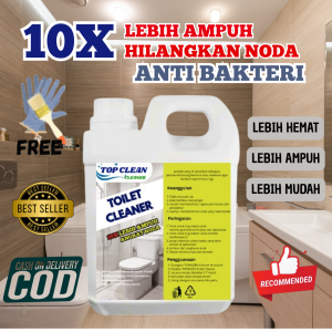 TOPCLEAN TOILET CLEANER cairan ajaib pembersih toilet kamar mandi 5x lebih ampuh