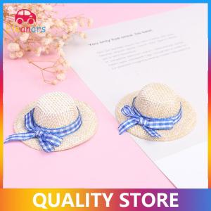 [Eleanor] Mũ búp bê mũ rơm dệt mũ rơm mũ rơm mũ rơm mũ rơm ID 3cm OD 6cm Đồ chơi bằng nhựa đồ chơi nhà chơi trẻ em nhà búp bê