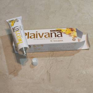 Plaivana Cream ไพลวาน่า ครีม น้ำมันไพล 14 % สำหรับทา นวด เคล็ดขัดยอก ปวดเมื่อยตามร่างกาย จากพฤติกรรมในชีวิตประจำวัน ใช้มือถือนาน นั่งนาน ๆ หรือออกกำลังกายผิดท่า ( 35g ) ราคาพิเศษ