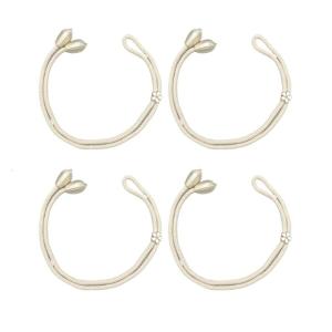 4Pcs hoa thanh lịch Mô Hình dây vén rèm Trang Trí Bông Sợi Dây Thừng rèm cửa sổ vải dày Chủ Sở Hữu Cho Phòng Ngủ Và Không Gian Sống