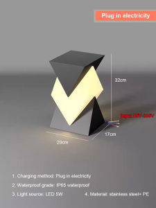 Solar Pillar Lights Outdoor Waterproof LED Wall Lamp Home Decor Modern Gate Garden Villa Lighting Solar Energy Super Bright Door Solar-Powered Lights