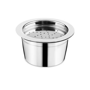 【i Cafilas】[YK01] Reusable Coffee Capsule Cafeteira Nescafe Filter Nespresso Cafe Refillable 304 Stainless Steel Repeatedly Coffee Tools Crema Maker Cups Pods for Tchibo Cafissimo Mini & K Fee 11 Twins lI 15-357-HGSIL