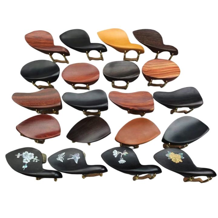 4/4,3/4,1/2,1/4 Violin Chinrest/Chin Rest With Clamp Screw Bracket Cork