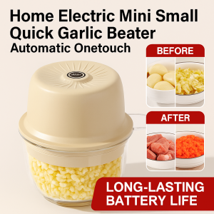 Home small electric garlic masher fast one button mini kitchen
