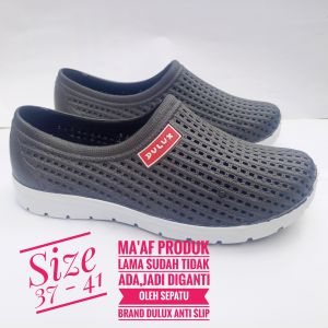 Sepatu Pria Slip On Dulux Terbaru Casual Fashion Sepatu Kerja Bahan Karet