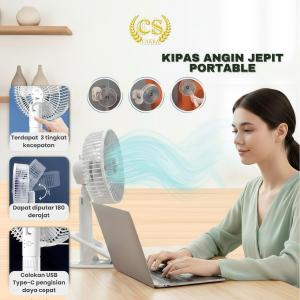 Kipas Angin Jepit Portable Mini Meja Multifungsi