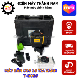 Máy Bắn Cos Laser 16 Tia Xanh T-BOSS - Đầy Đủ Phụ Kiện - Bảo Hành 6 Tháng