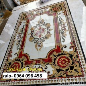 Gạch thảm - thảm gạch 3d mẫu mới hiện đại - sang trọng - DFH743