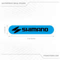 Shimano Logo Decal Sticker for Bikes 1.5 x 8.25 inches. 
