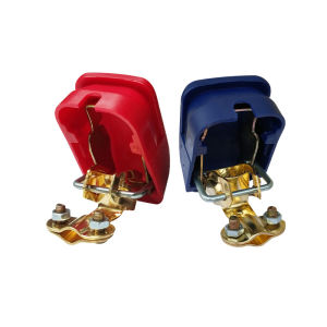1 Pair Quick Release Car Battery Connector Clamps Lift Off Battery Clamps Positive & Negative Clamps