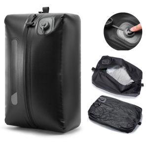 VIVIDI Folding Automatic Vacuum Bag Reusable Air Pump Inside Luggage Vacuum Storage Bag Professional Waterproof Vacuum Compression Bag Suitcase
