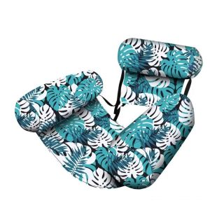 Inflatable Pool Float Floating Lounge Chair Heavy Duty Water Hammock for Beach Lake Pool Party
