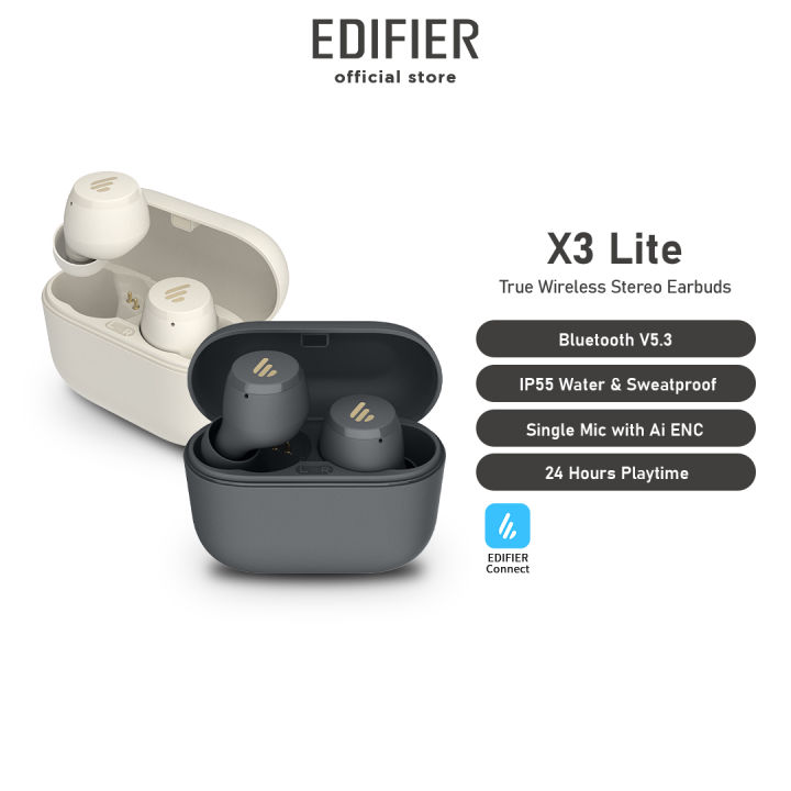 Edifier X3 Lite Wireless Earbuds with App Control Bluetooth V5.3