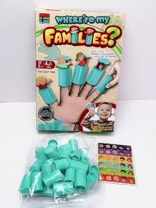 Childrens educational finger-matching game a creative tabletop game for parent-child interaction a small toy for fun