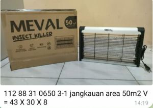 MEVAL Insect Killer Perangkap Nyamuk Serangga Elektric Listrik Lampu UV 2 Watt W 6 Watt 8 Watt
