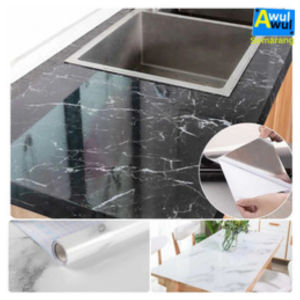 Sticker Dapur & Kamar Mandi ANTI AIR ANTI MINYAK Uk 60CM X 5M