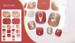 stiker kuku kaki 20 pcs / stiker kuku / stiker 20pcs / stiker kuku kaki waterproof / stiker kaki kuku / stiker / stiker nailart / stiker new arrival