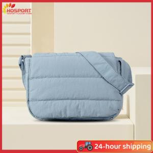 【HOSPORT】Women Padded Shoulder Bag Soft Puffy Tote Handbag Strap Adjustable Satchel Sling Bag Puffer Messenger Bag Commuting Bag