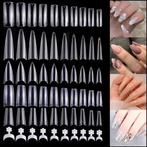 500PCS French Style Fake Nail Tips For Nail Extension Design DIY False Nails
