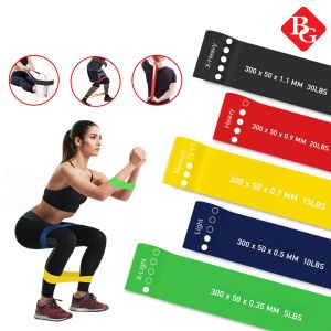 BG SPORT Resistance Band Loop Yoga / exercide loop band 1 pack (isi 5)