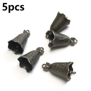 Brass Bell Vintage Mini Bronze Feng Shui Bell For Patio Decor 5pcs