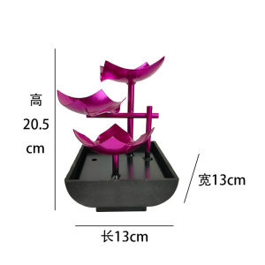 Cross-border Iron Water Decoration Living Room Office Circulating Water Moving Gift for New Home