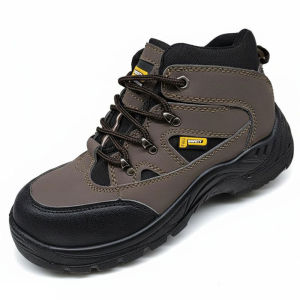 Kasut Keselamatan Lelaki Middle Cut Men’s Safety Boots Steel Toe Cap Mid Sole Anti Smashing Anti Piercing Anti Slip