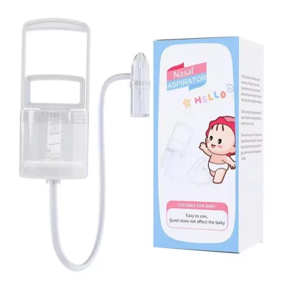 Upgrade Toddlers Nasal Aspirator Hand Pull Nasal Cleaner Soft Silicone Baby Nose Mucus Cleaner