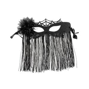 Masquerades Mask with Flower Fringe Ball Prom Mask Venetians Party Mask Mardi Gras Mask Cosplay Mask Halloween Mask