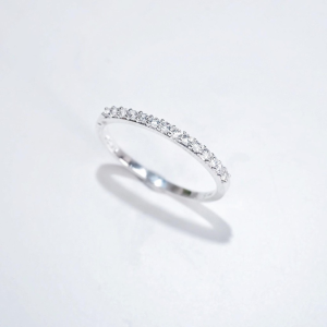 Nhẫn bạc nữ 1 hàng đá Nhẫn nữ bạc 925 đính đá xinh xắn
