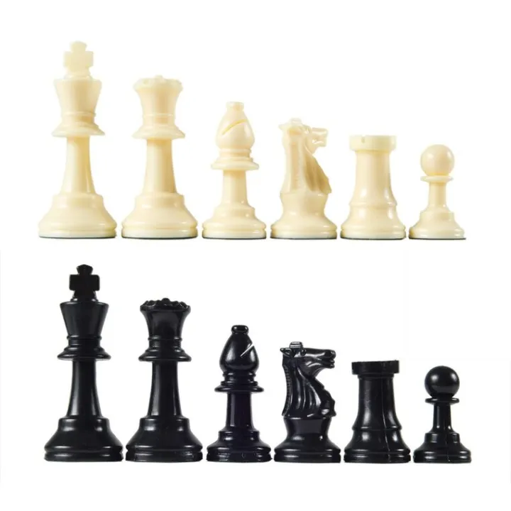 เกมกระดาน Basic Plastic Chess Pieces ตัวหมากรุกสากล(ตัวเบา)