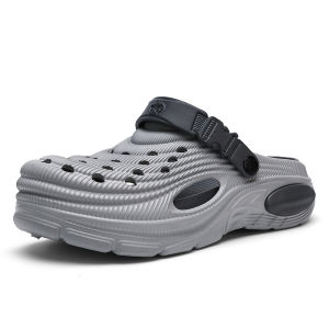 Free Shipping One Shoe Two Styles: Fashionable Thick-Soled Clogs Large-Size MenS Slip-On Sandals Suitable For Both Indoor And Outdoor Wear Casual Beach Sandals For Men