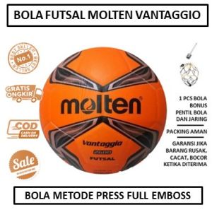 Bola Futsal Molten Vantaggio Size 4 - Bola Futsal Original Asli - Bola Futsal Size 4 - Bola Futsal Empuk Murah - Bola Futsal Dewasa Anak-Anak